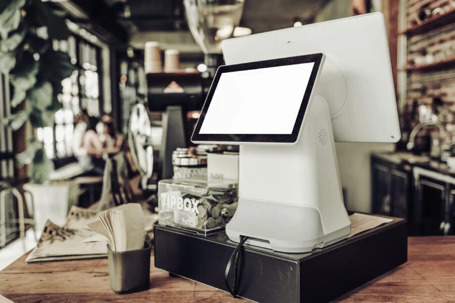 A two screen computer with a tablet screen